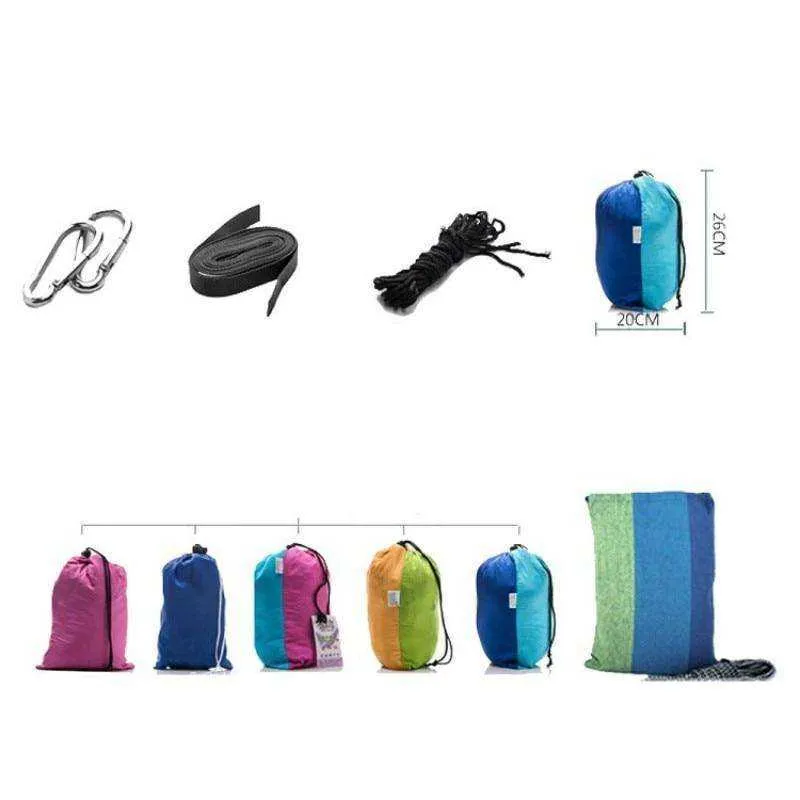 Portable Outdoor Camping Hammock with Mosquito Net