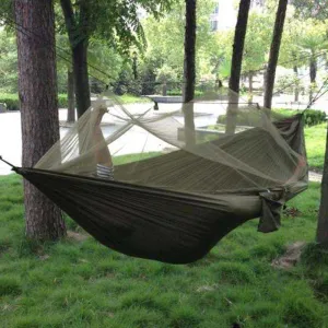 Portable Outdoor Camping Hammock with Mosquito Net