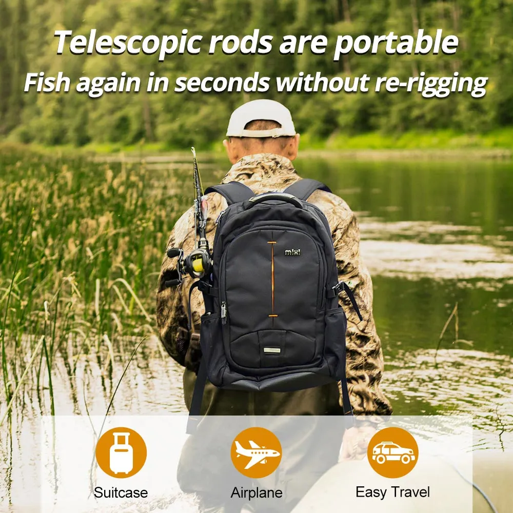 Portable Telescopic Fishing Rod
