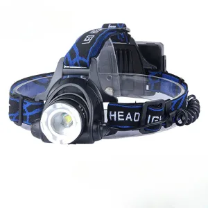 Powerful LED Induction Headlamp USB/DC Rechargeable Headlight Aluminium Alloy Outdoor Waterproof Head Lamp High Lumen Head Torch