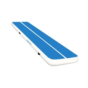 Powertrain 3m x 1m Air Track Inflatable Gymnastics Mat (Blue/White)