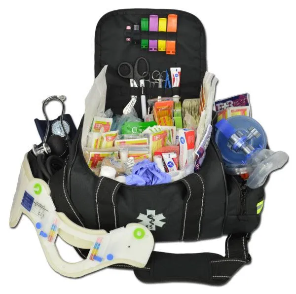 Premium Stocked First Responder Bag with Fill Kit C