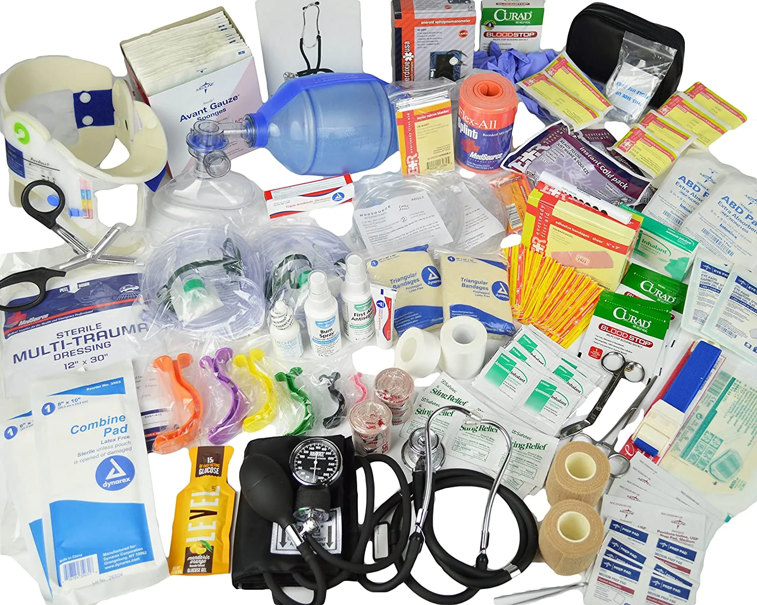 Premium Stocked First Responder Bag with Fill Kit C