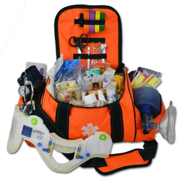 Premium Stocked First Responder Bag with Fill Kit C