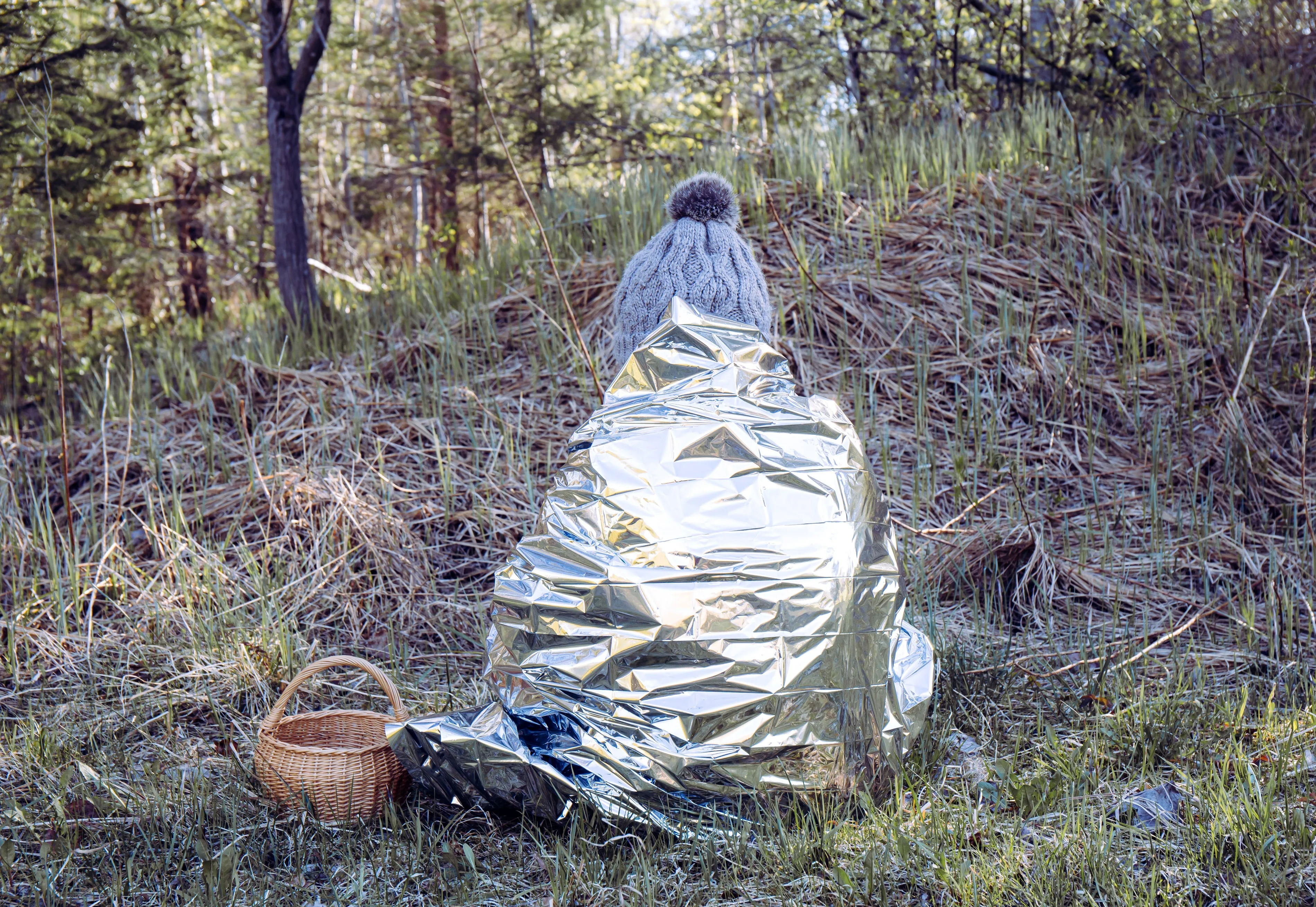 Primacare HB-10 Emergency Foil Mylar Thermal Blanket (Pack of 10), 52" Length x 84" Width, Silver