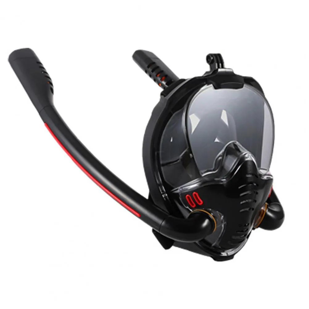 Professional Snorkeling Mask Double Breathing Tube Diving Mask Adults Swimming Mask Diving Goggles Water Sports Swim Equipment