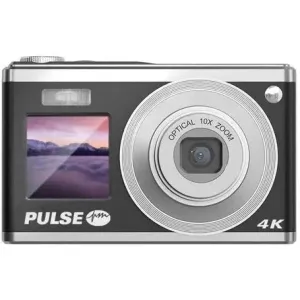 PULSE 10X Optical Zoom Compact Camera - Black