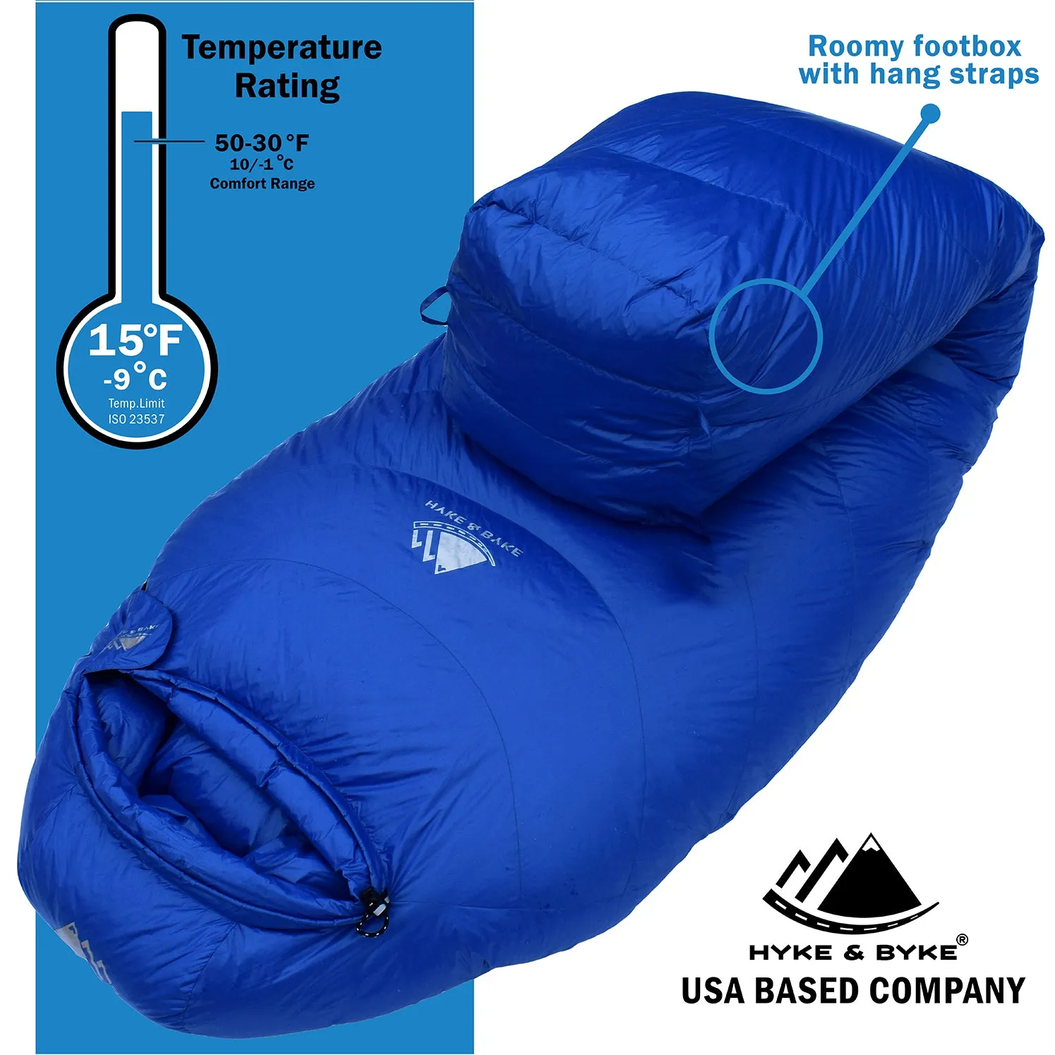 Quandary 15°F Ultralight 650FP Down Sleeping Bag