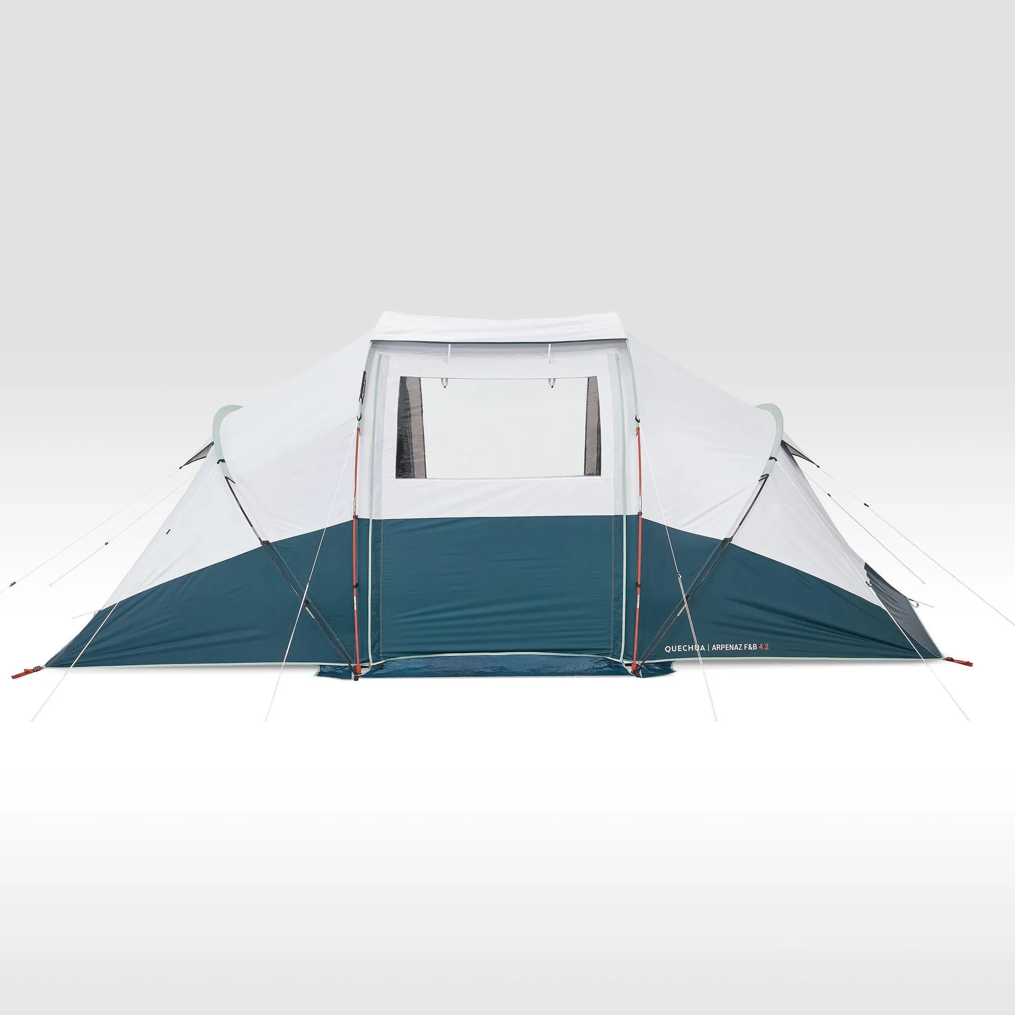 Quechua Arpenaz Fresh & Black Waterproof Family Camping Tent 4 Person 2 Room