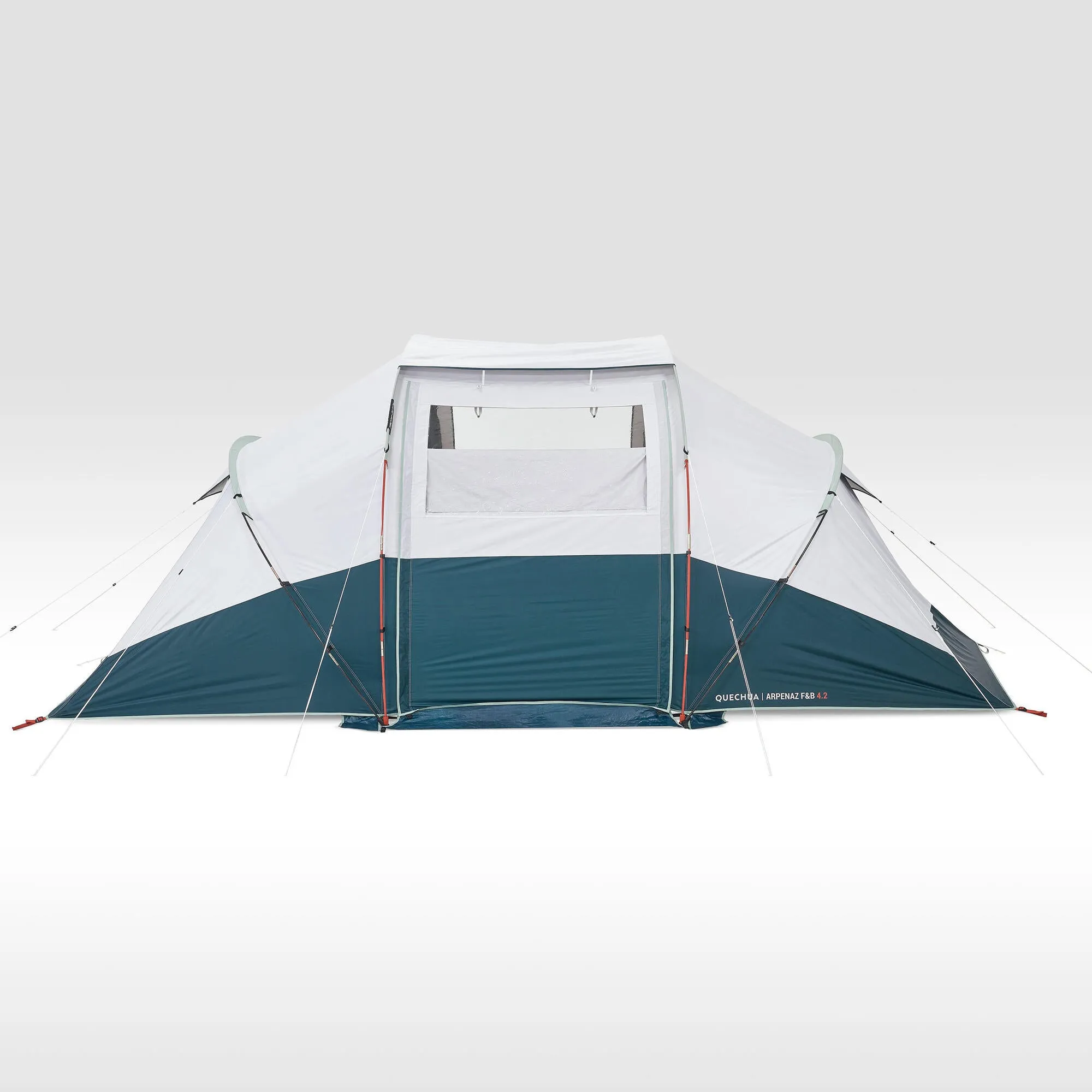 Quechua Arpenaz Fresh & Black Waterproof Family Camping Tent 4 Person 2 Room
