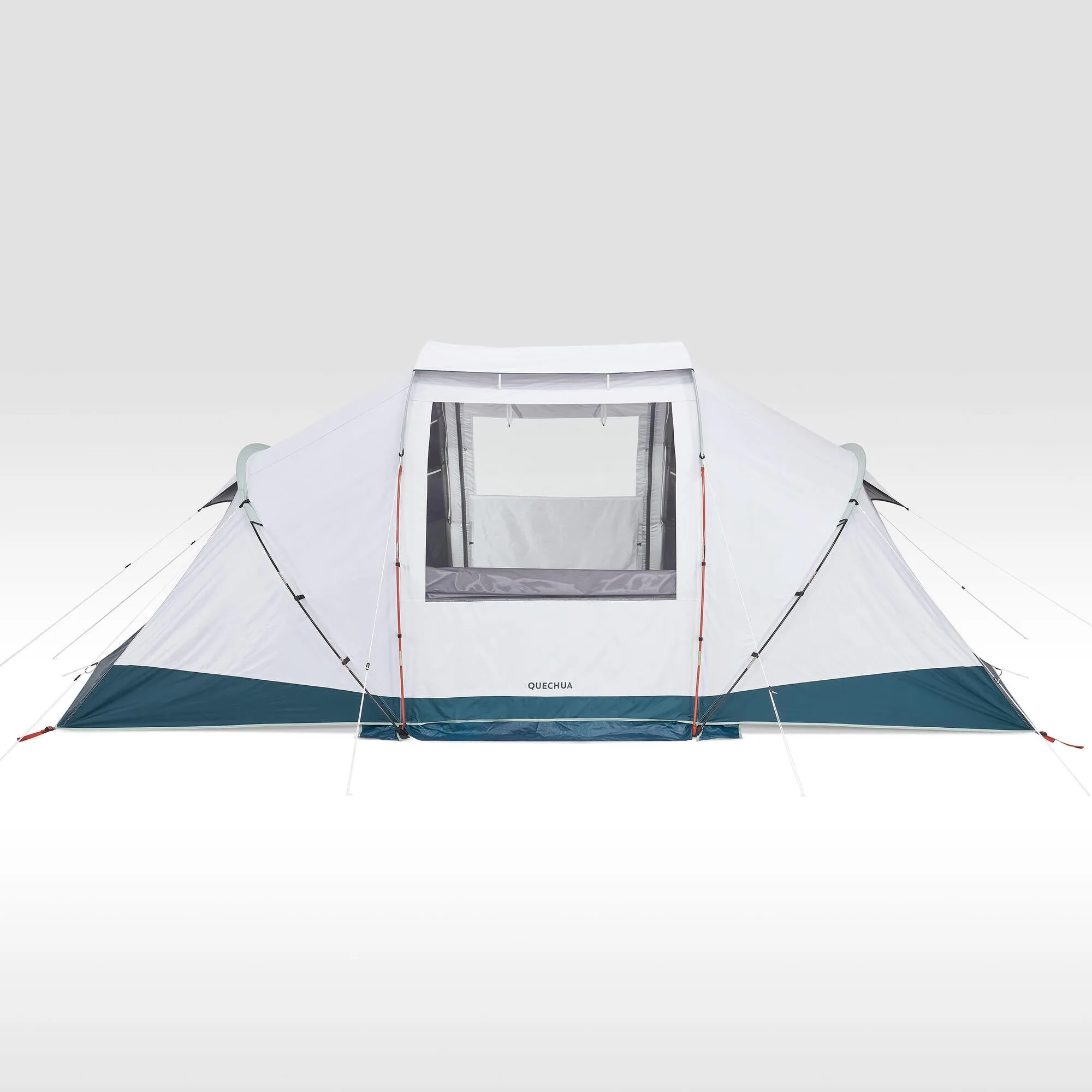 Quechua Arpenaz Fresh & Black Waterproof Family Camping Tent 4 Person 2 Room