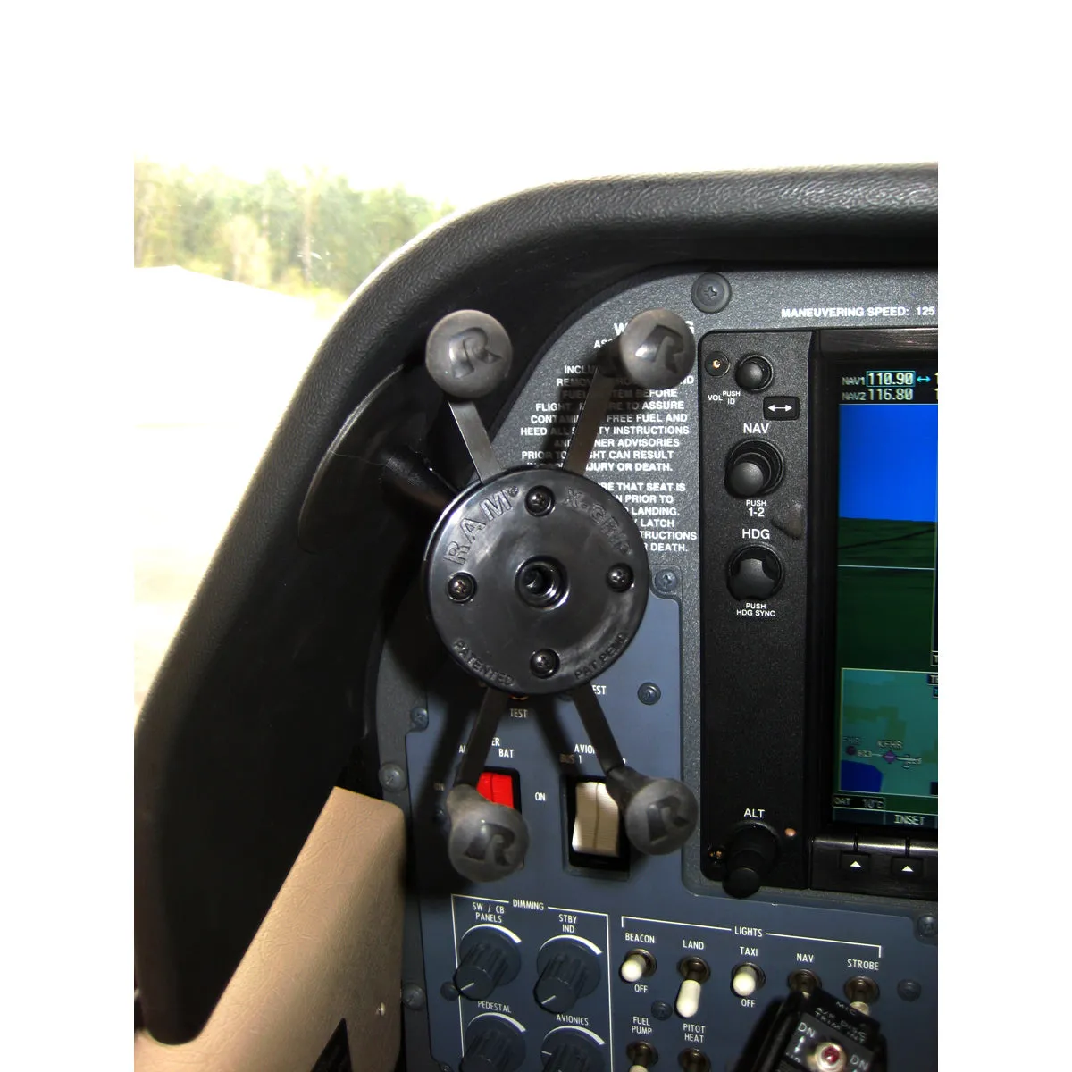 RAM® X-Grip® Phone Holder with Lil Buddy™ Adhesive Dash Mount