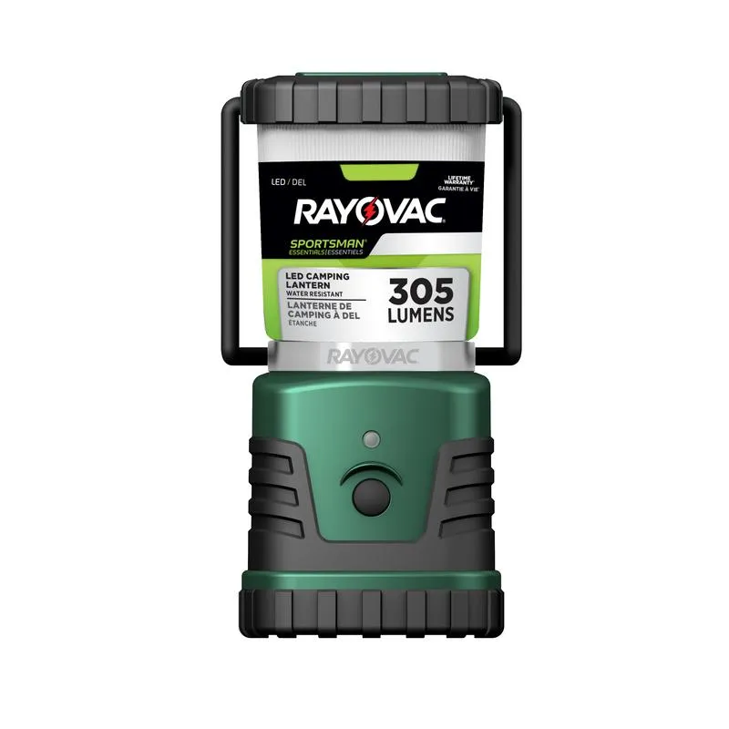 Rayovac  Sportsman  305 lumens Black  Lantern