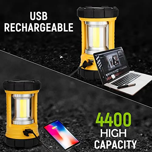 Rechargeable Camping Lantern, 3000LM 5 Light Modes Camping Light