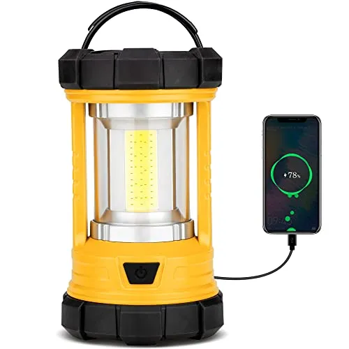 Rechargeable Camping Lantern, 3000LM 5 Light Modes Camping Light