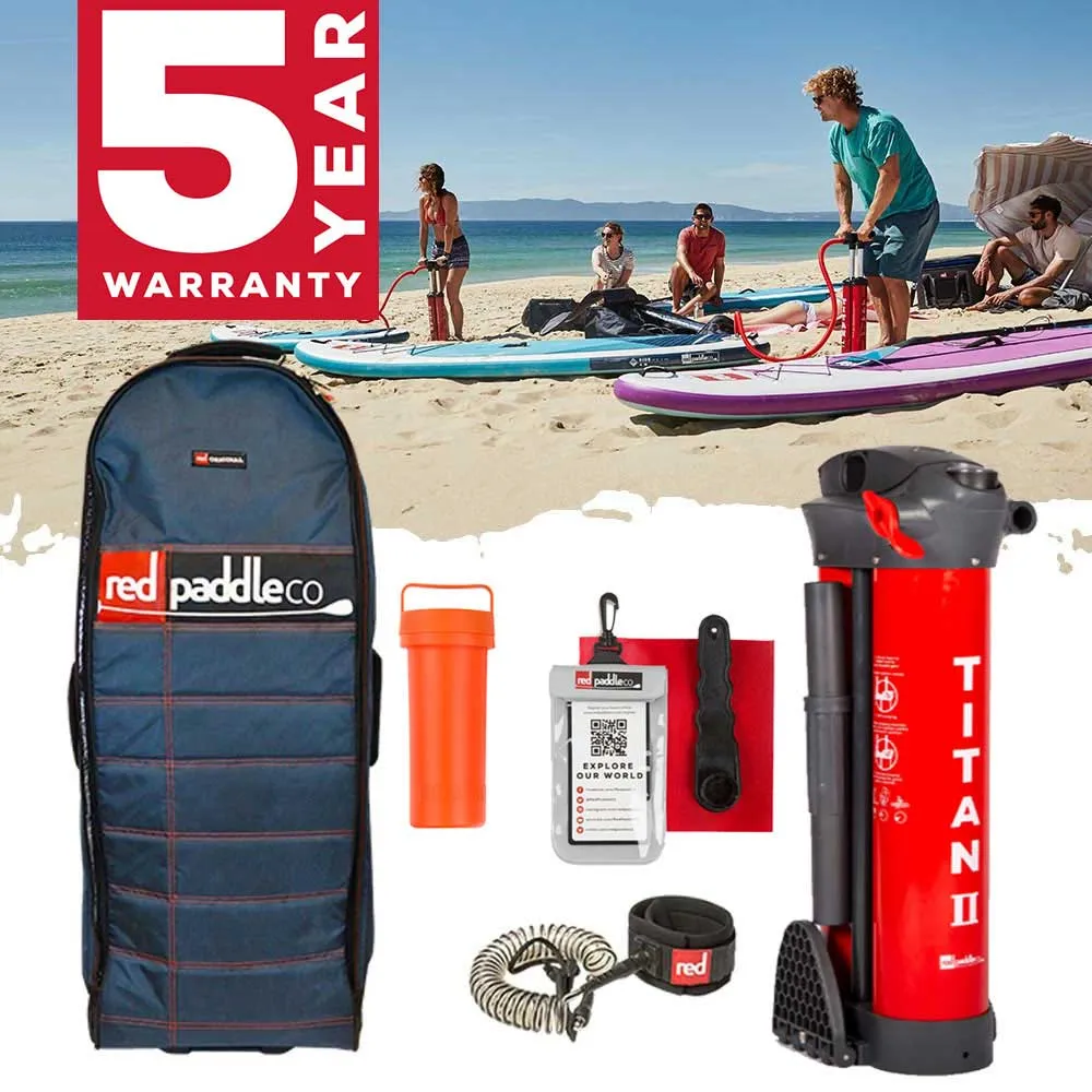 Red Paddle Co 11'3 Sport Purple Inflatable SUP Carbon Nylon Pack