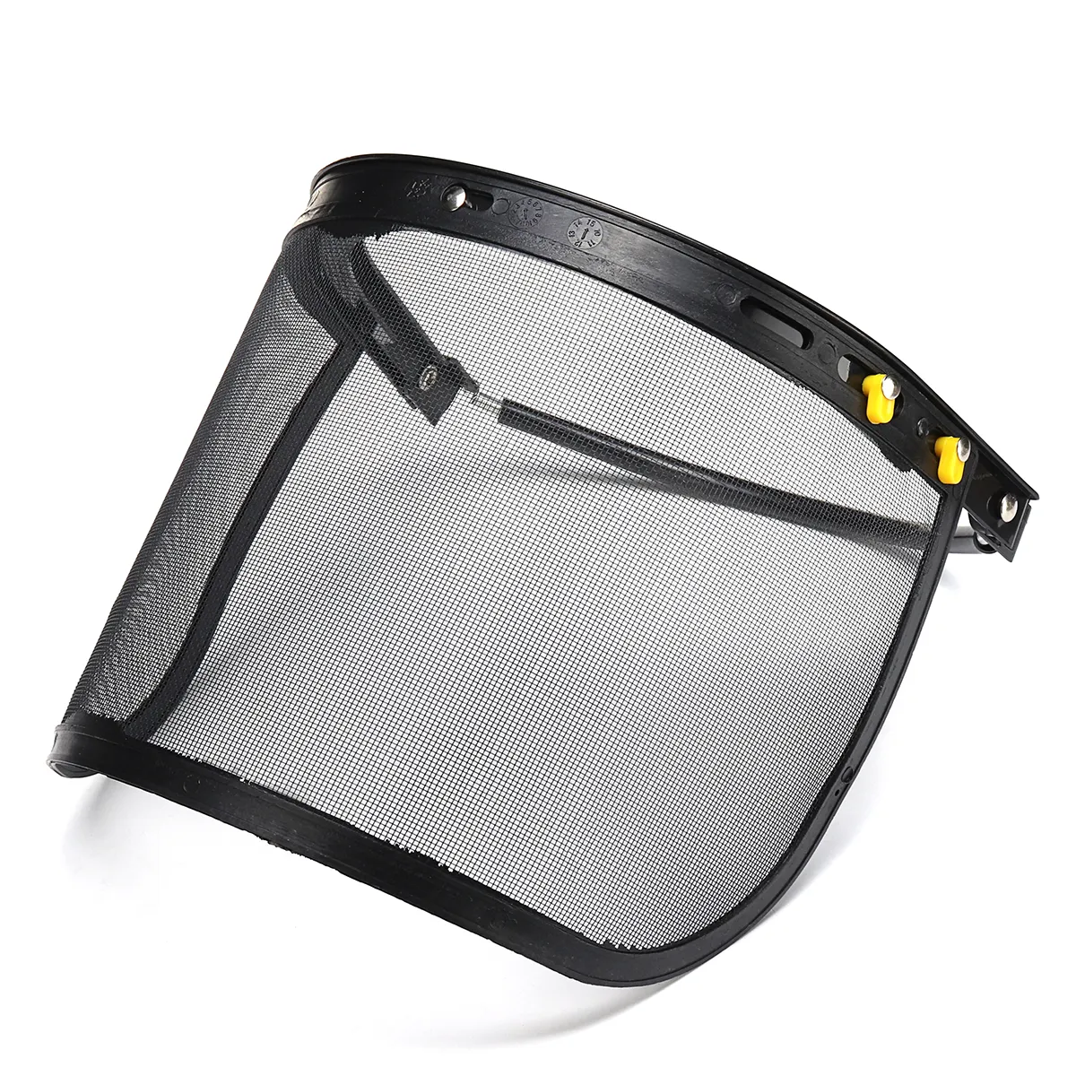 Red Safety Helmet Full Face Mask Chainsaw Brushcutte Mesh for Lawn Mower Trimmer Brush Cutter