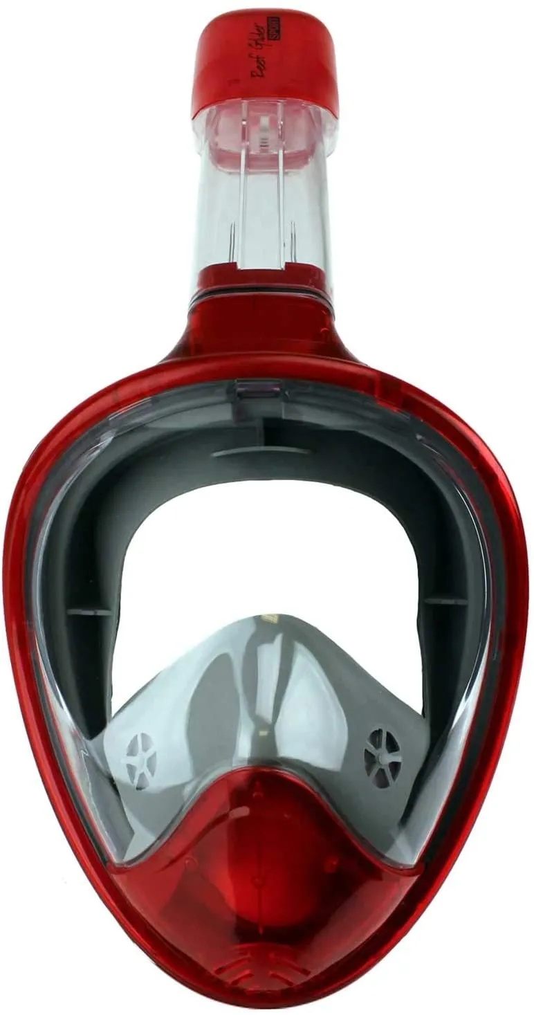 Reef Glider Full Face Snorkel Mask Set with Detachable Action Cam Mount