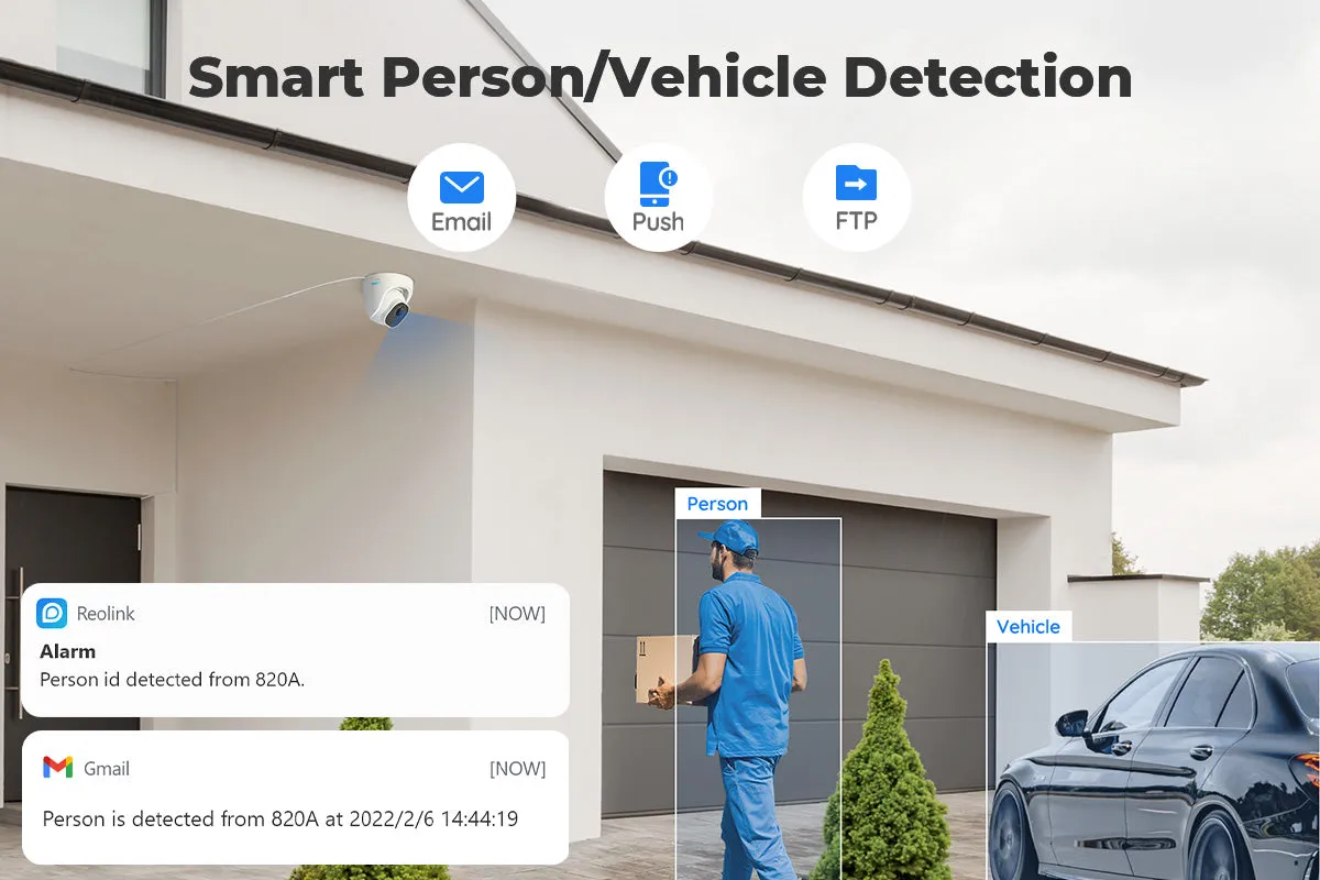 Reolink 4K HD Outdoor POE IP Secuirty Camera for Home RLC-820A