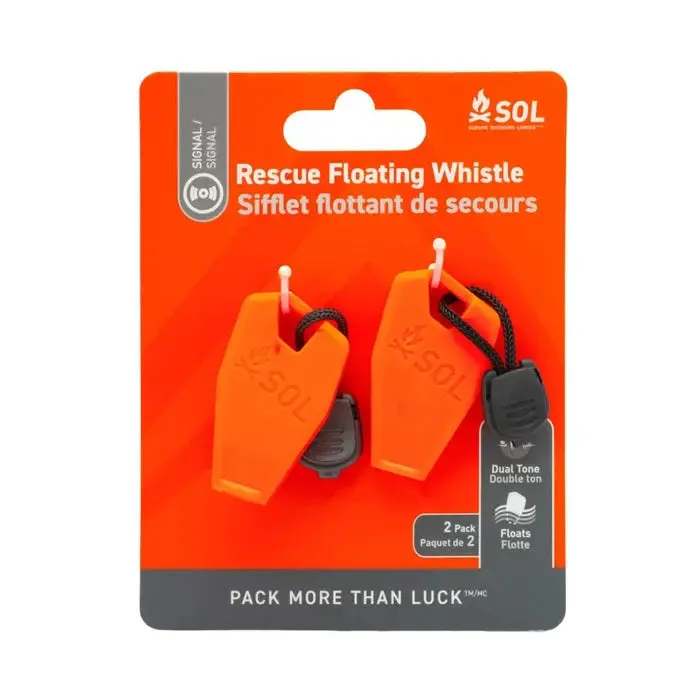 Rescue Floating Whistle - 2 Pack