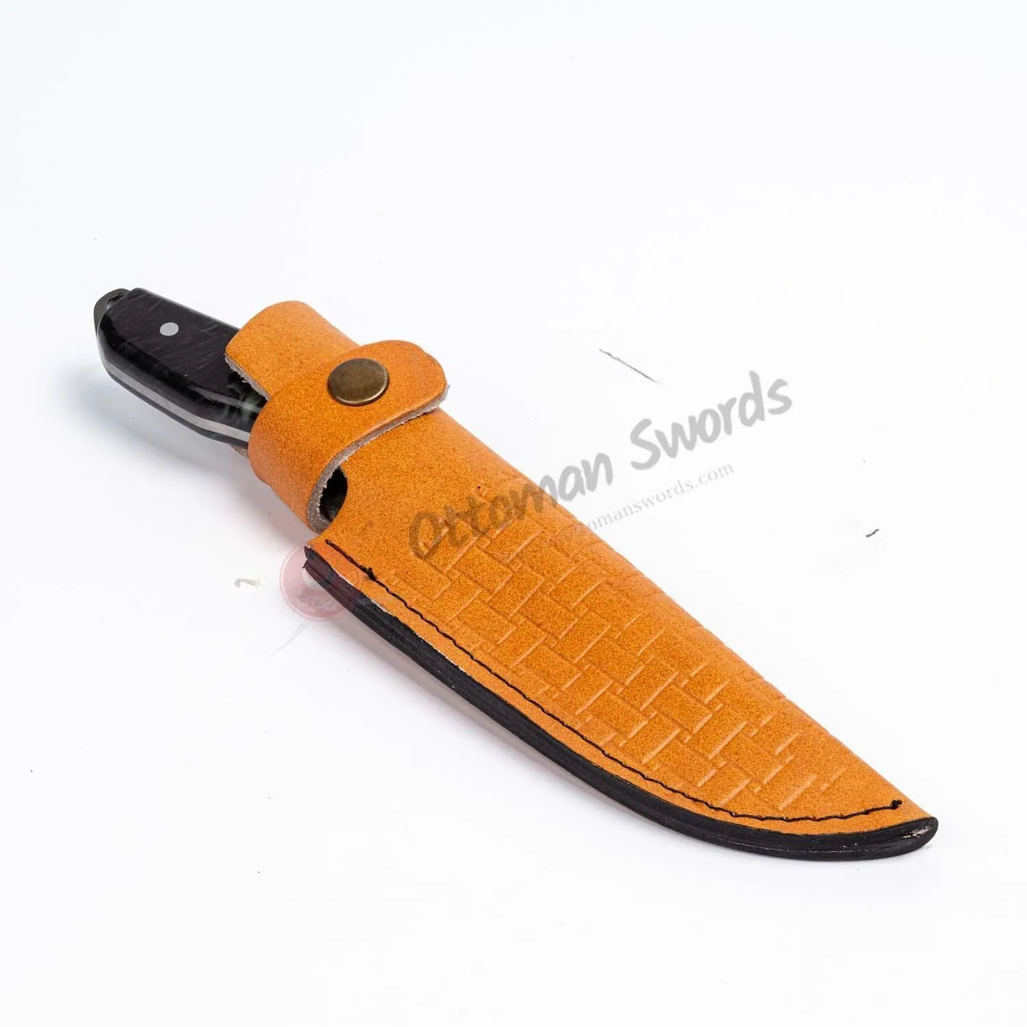 Resin Handle Custom Hunting Knife Dark