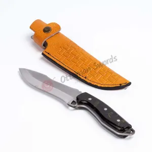 Resin Handle Custom Hunting Knife Dark