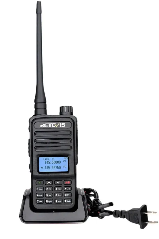 Retevis Walkie Talkie RT85 Ham Two-way Radio Stations 5W Walkie-talkies VHF UHF Dual Band Amateur Portable Radio TYT UV88 uv88