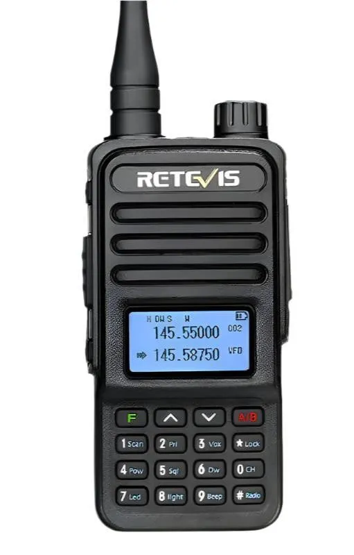 Retevis Walkie Talkie RT85 Ham Two-way Radio Stations 5W Walkie-talkies VHF UHF Dual Band Amateur Portable Radio TYT UV88 uv88