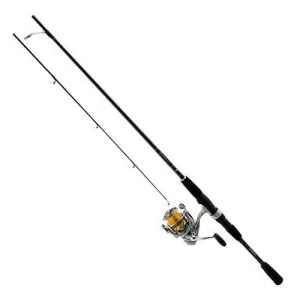 Revros Freshwater Spinning Combo - 4RB 1RB Bearings, 7' Length, 2 Piece Rod, Medium Power