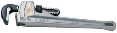 Ridgid 31090 Aluminum Pipe Wrenches, Alloy Steel Jaw, 10 in (1 EA)