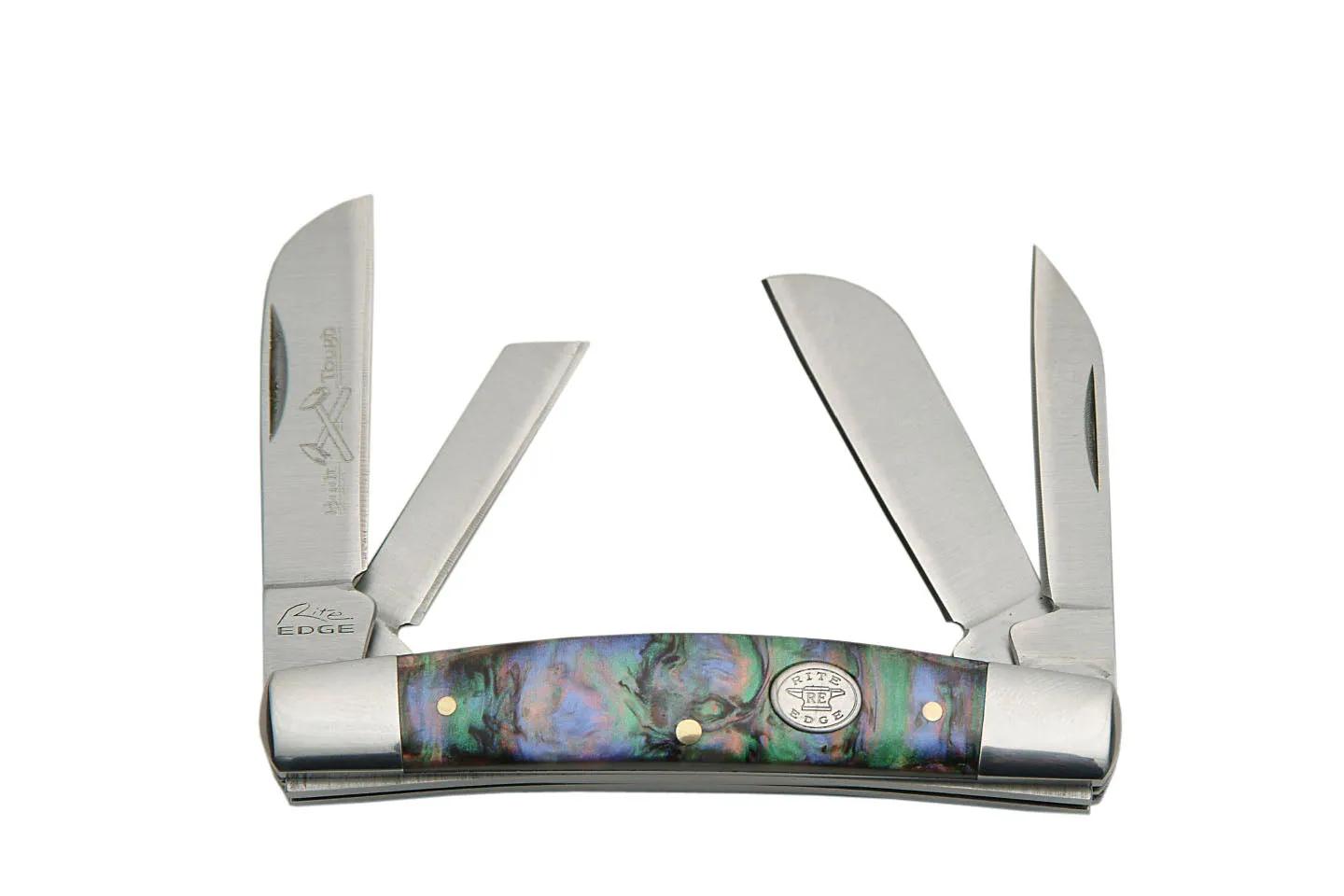 Rite Edge Congress Purple Pearl Handle Imperial Pocket Knife