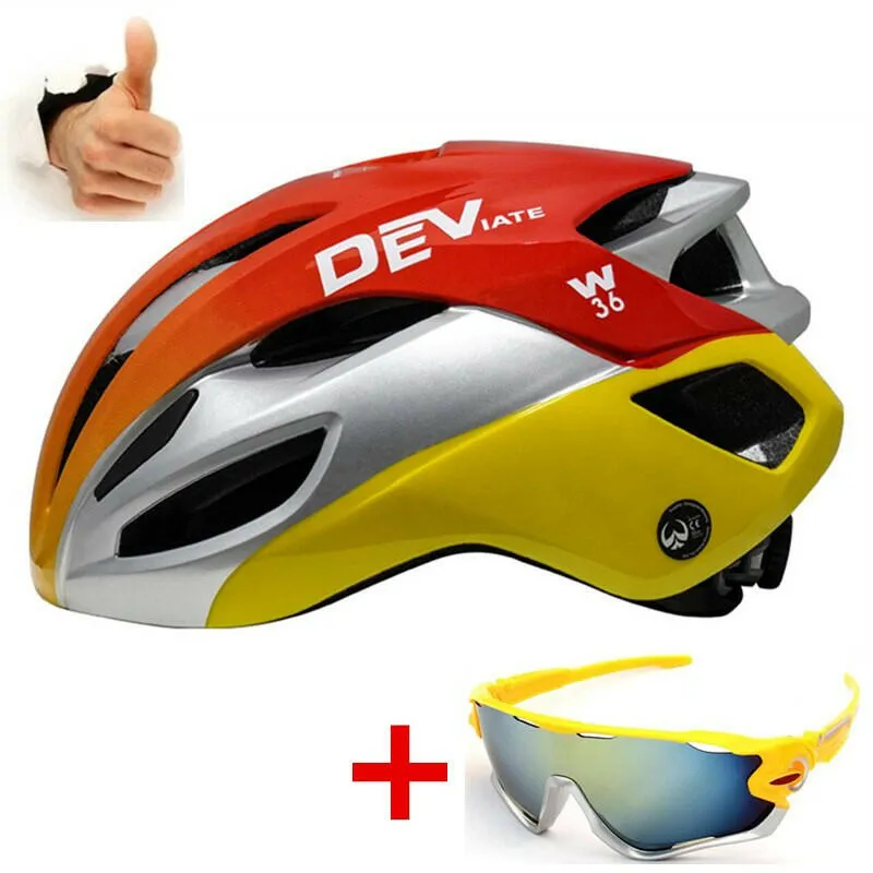 Road Bike Helmet Racing Outdoor Adult Sports Mountain Biking Equipment Special Helmet Men and Women Adjustable Riding Hat