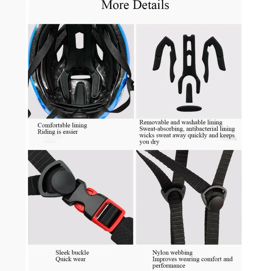Road Bike Helmet Racing Outdoor Adult Sports Mountain Biking Equipment Special Helmet Men and Women Adjustable Riding Hat