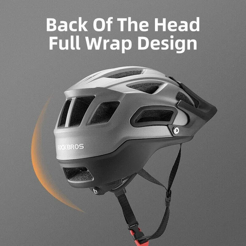 ROCKBROS Bicycle Helmet Breathable MTB Road Integrally-molded Ultralight Bike Helmet Head Protection Cycling Helmet Equipment