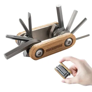 ROCKBROS Mini Lightweight Foldable Tools 8 in 1 Multitools Repair Set