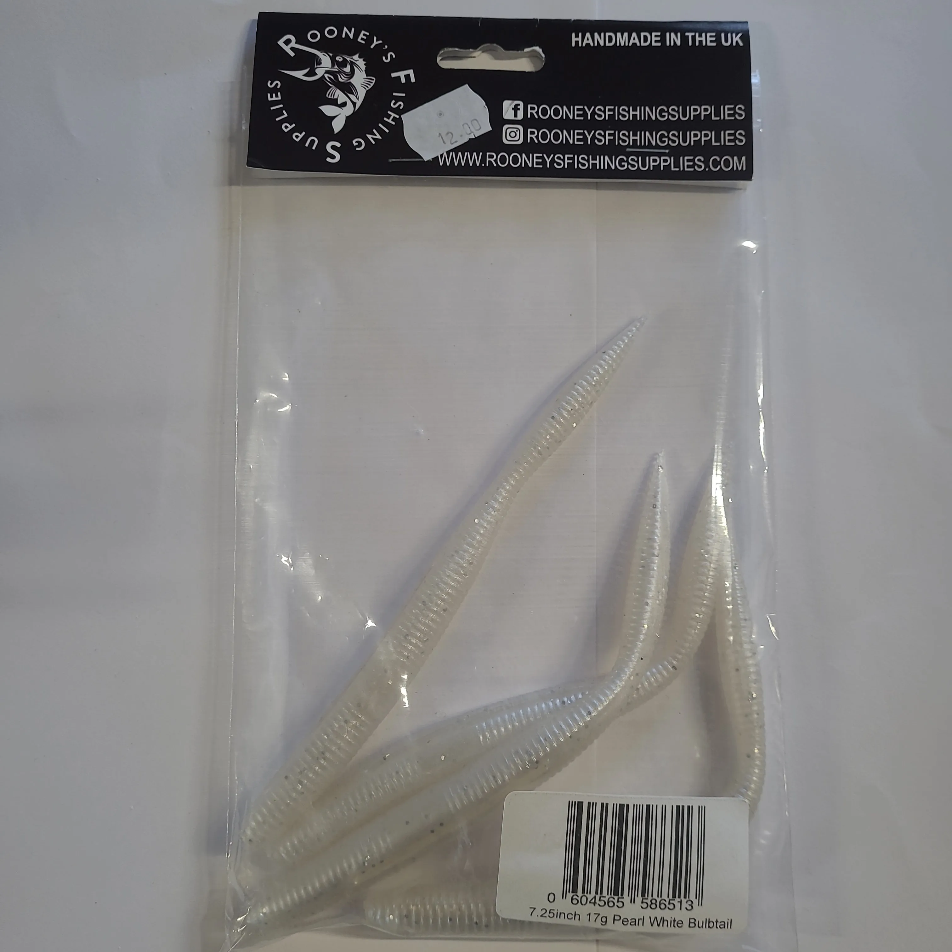 ROONEYS 7.25G 17G PEARL WHITE BULBTAIL