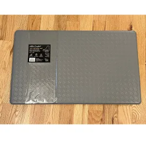RT Designers Collection Anti-Fatigue Premium High Quality Emboss Mat/Runner Silver
