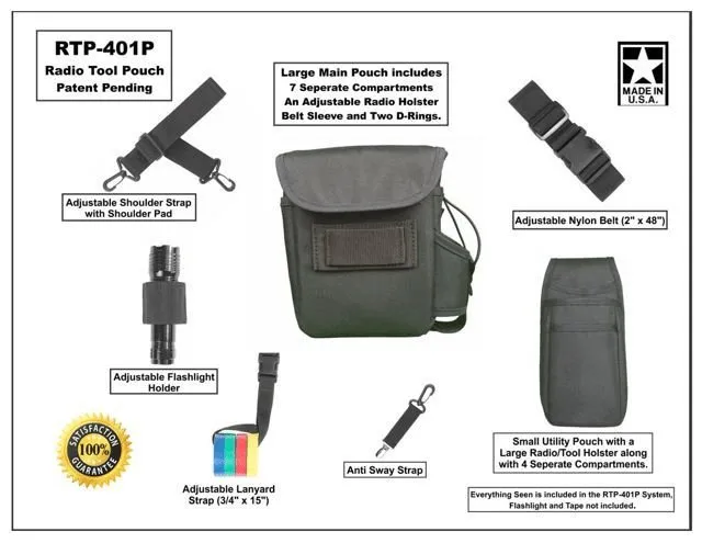 RTP-401P Two-Way Radio Tool Pouch Pro