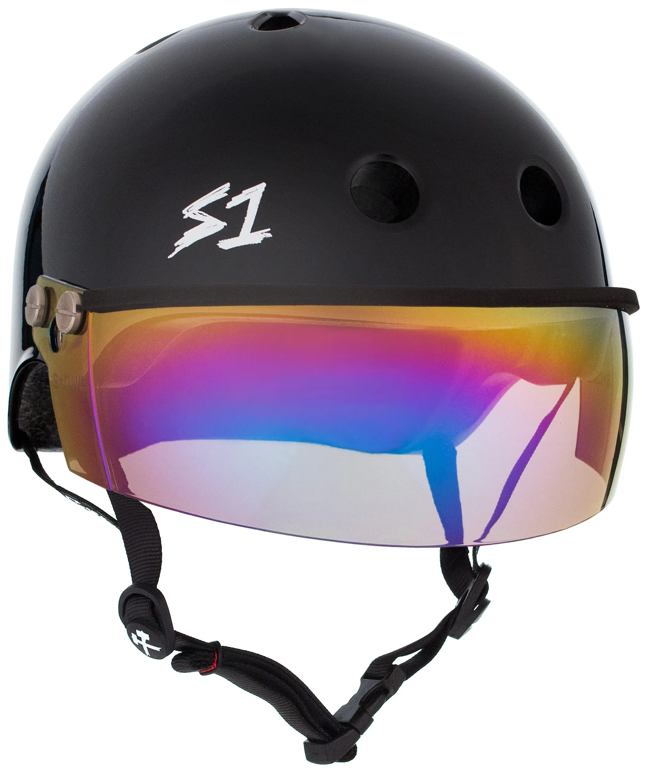 S1 Lifer Visor Helmet - BLACK GLOSS