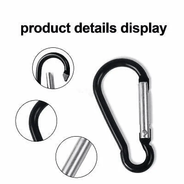 Salvimar 1.85" Aluminum Carabiner Belt Clip for Fish Stringer