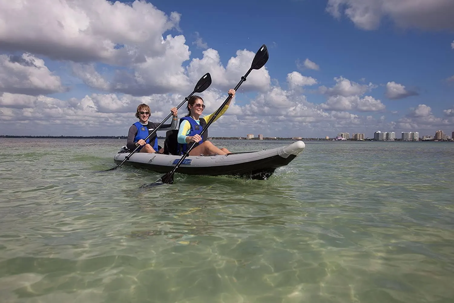 Sea Eagle 385ft Fast track Inflatable Kayak 2 Person - Pro Package