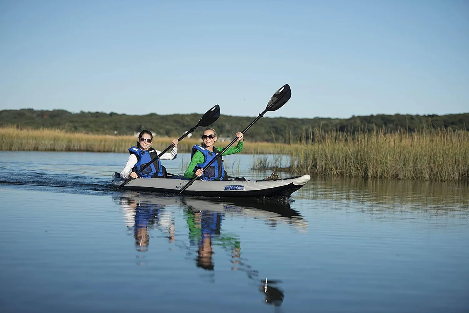 Sea Eagle 385ft Fast track Inflatable Kayak 2 Person - Pro Package