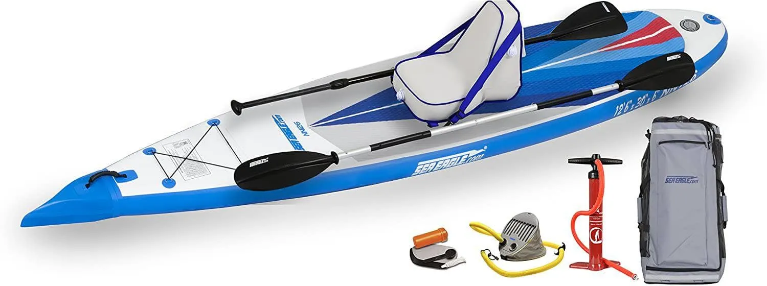 Sea Eagle NN126 NeedleNose Touring Inflatable SUP - Deluxe Package