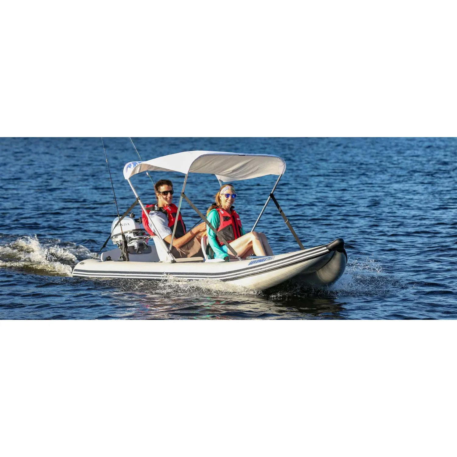 Sea Eagle PaddleSki 437ps Inflatable Kayak 2 Person Swivel Seat Package