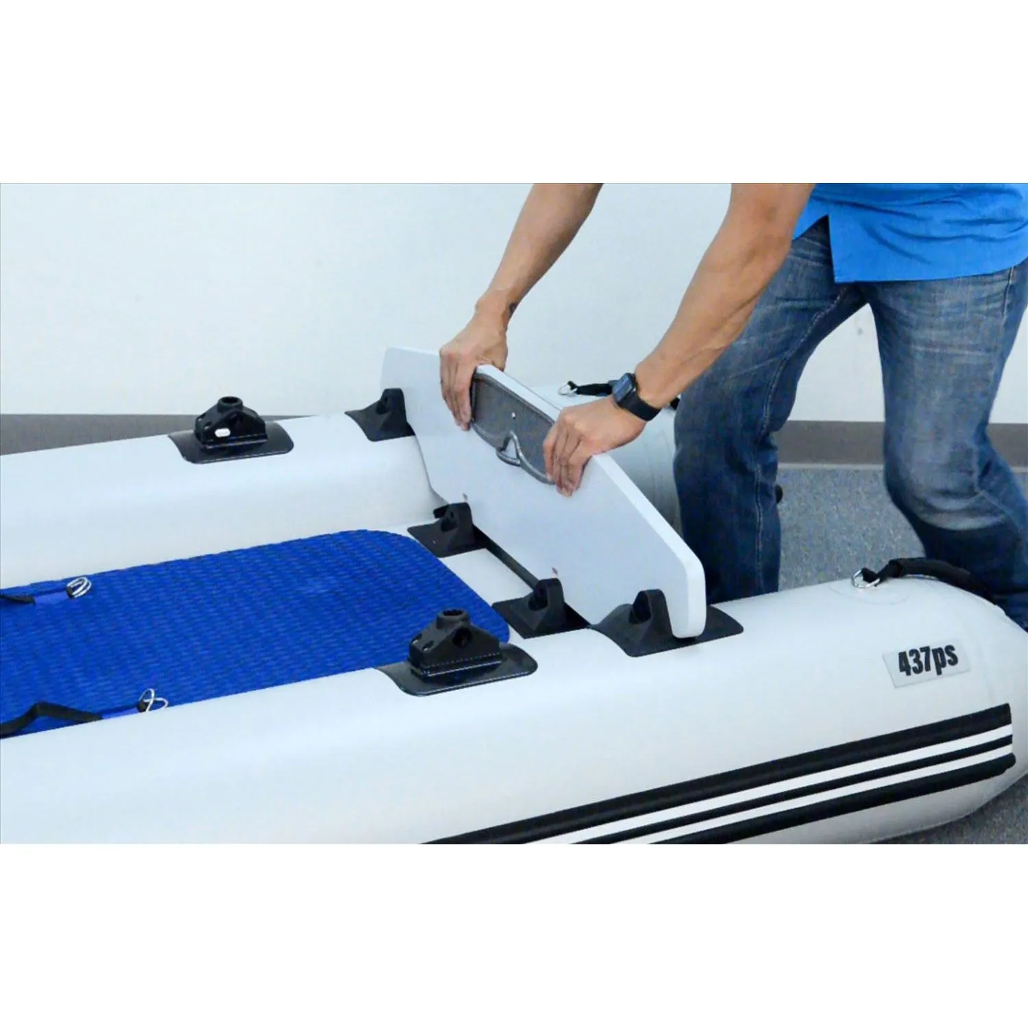 Sea Eagle PaddleSki 437ps Inflatable Kayak 2 Person Swivel Seat Package