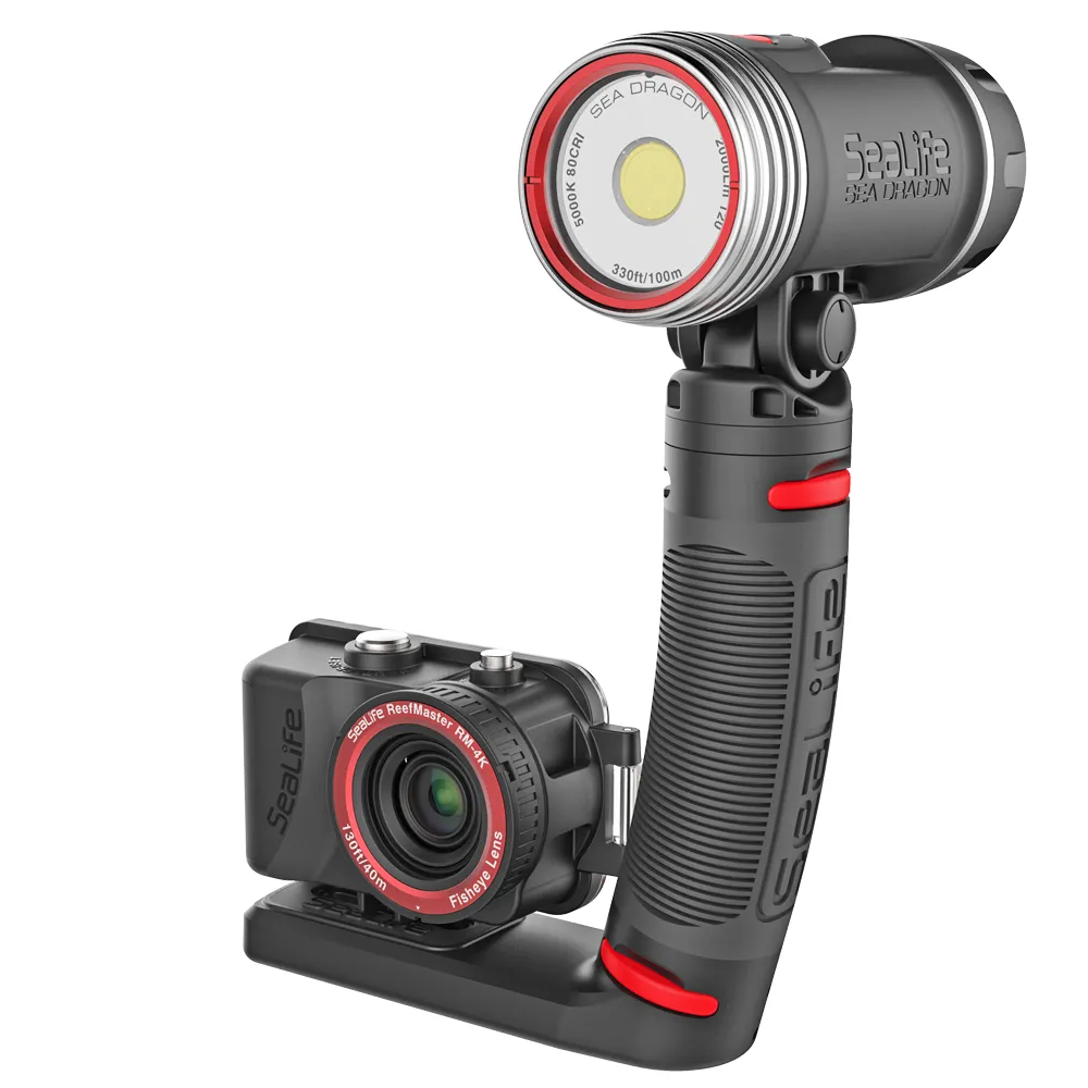 SeaLife ReefMaster RM-4K Pro 2000 Set (includes SL350, SD 1500, grip, Micro tray, SL942 Sea Dragon case)