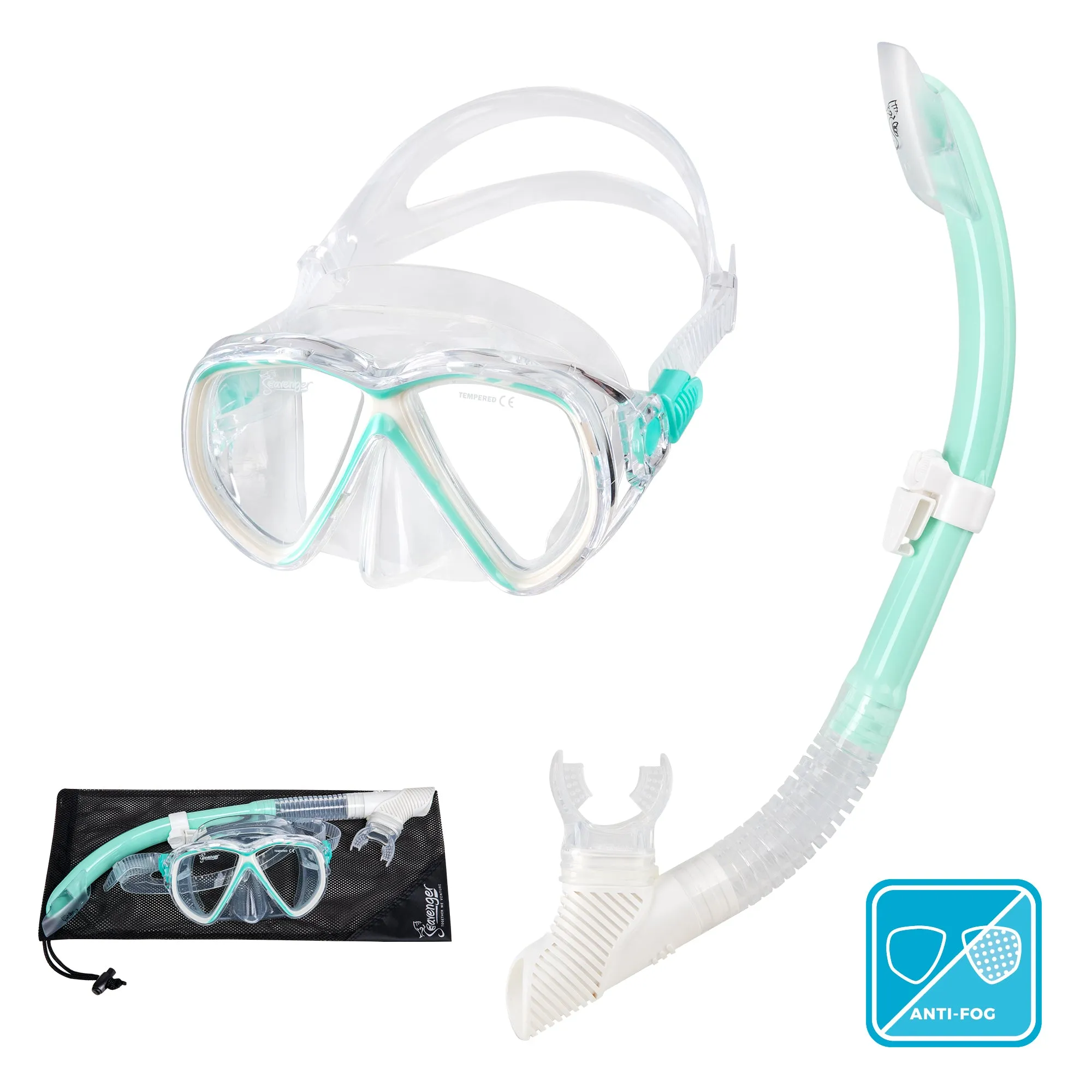 Seavenger Hanalei Snorkel & Anti-Fog Mask Set
