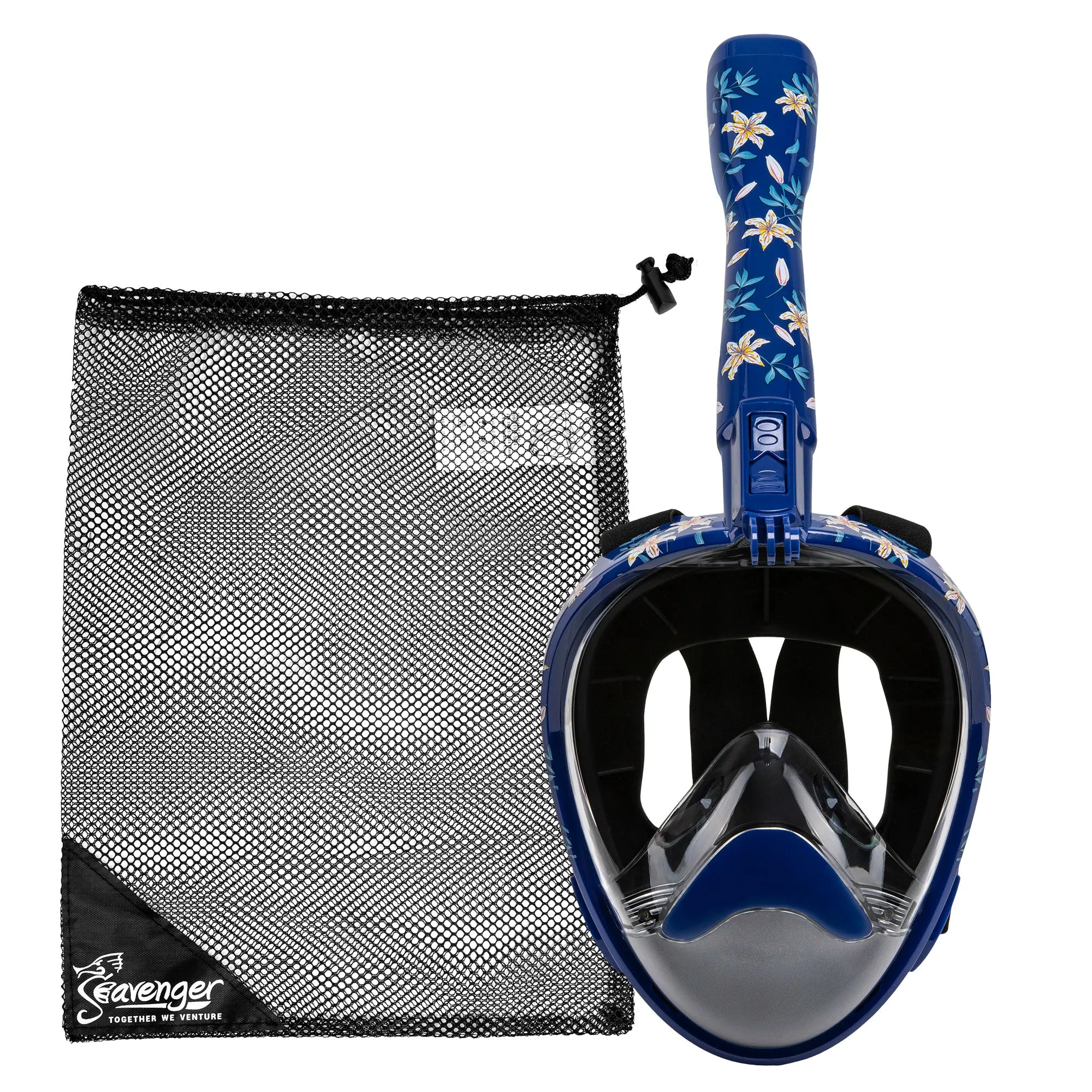 Seavenger Nautilus Full Face Mask - Dark Floral