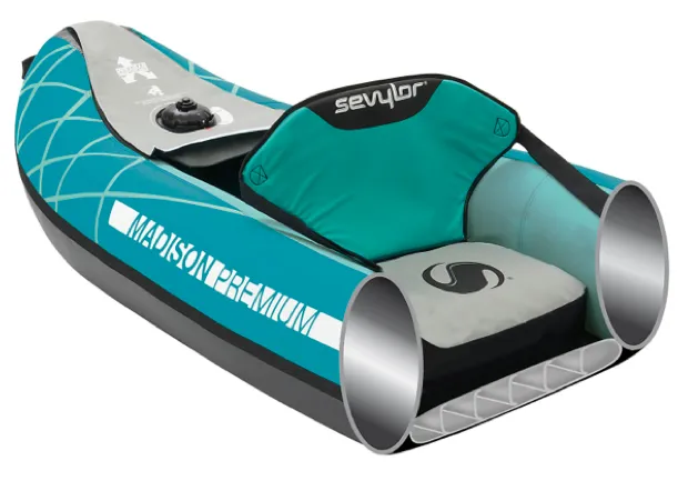 Sevylor Madison Inflatable Kayak with 2 x Bravo KC Paddles, Bravo 4 Pump & 2 x Baltic Canoe Buoyancy Aids - 2024 Model - In Stock - SPECIAL OFFER WHILST STOCKS LAST