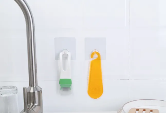 Shoppy Reusable Adhesive Wall Hooks (Set of 4)